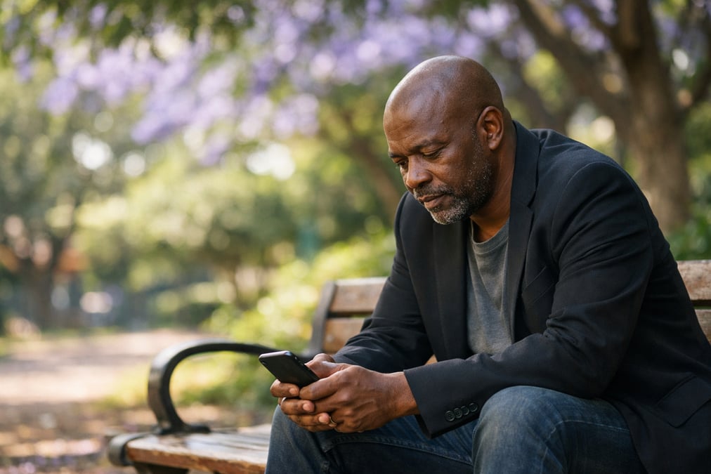 Person reviewing financial information about coping with retrenchment at a desk