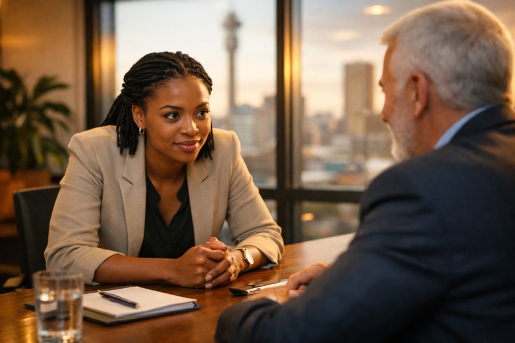 Professional rehearsing a pitch in front of a bathroom mirror before work at a cozy bookstore corner