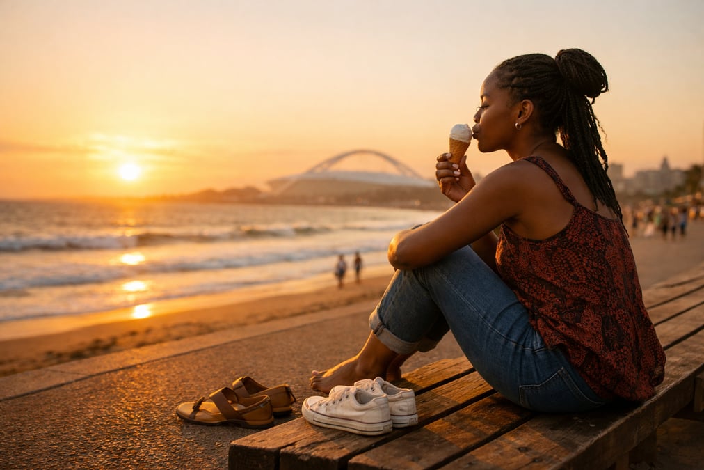 Person reviewing financial information about solo dates in durban at a desk